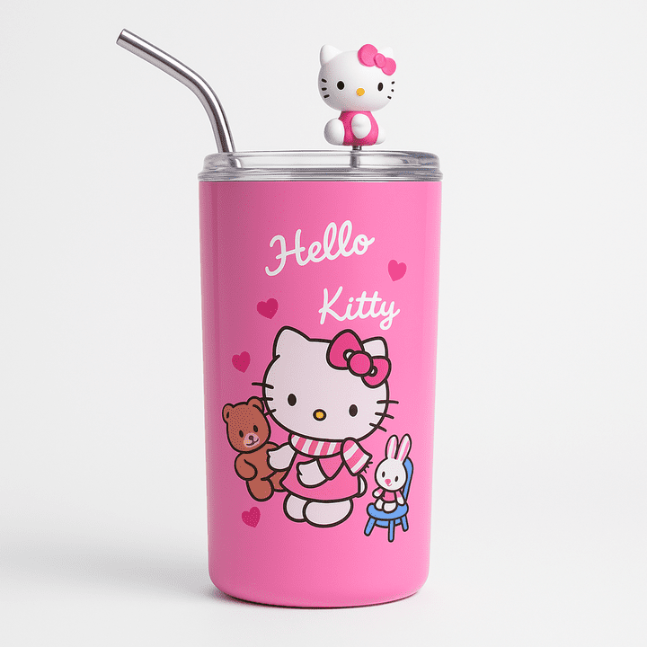 Hello Kitty Insulated Stainless Steel Coffee Tumbler (450ML) | Kiddospedia Kiddospedia