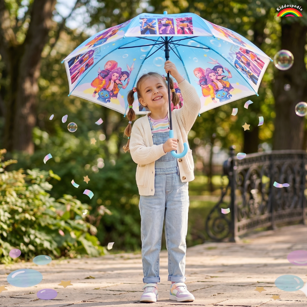 Kpop Huntrix Umbrella for Boys & Girls | Kiddospedia