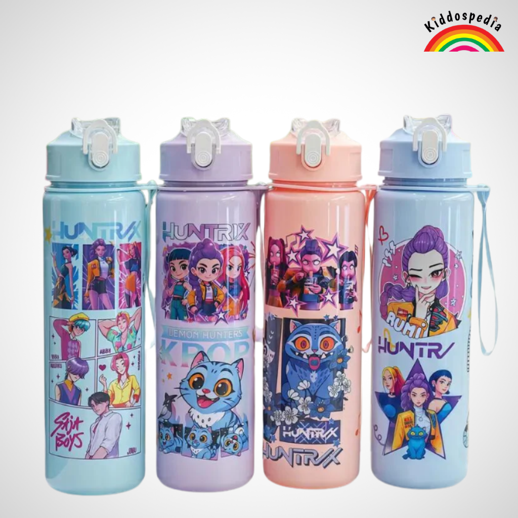K-Pop Huntrix Water Bottle for Kids Online | Kiddospedia