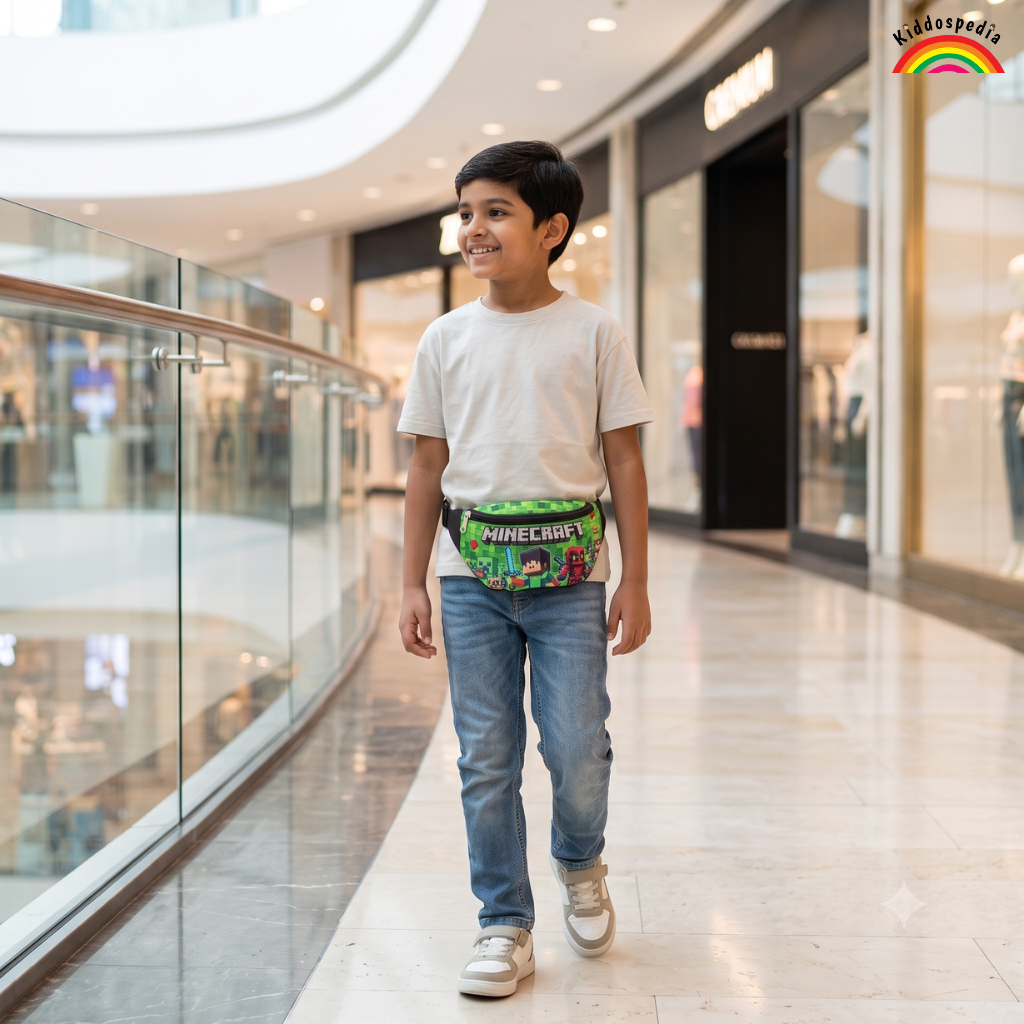 Minecraft Waist Bag for Kids | Belt Bag & Fanny Pack | Kiddospedia