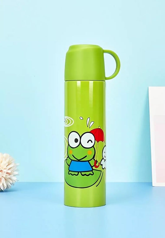 Kids Insulated Water Bottle with Cup (500 ml) - Kiddospedia