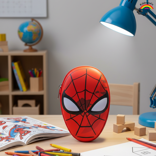 Spiderman 3D Pencil Pouch for Kids | School Stationery – Kiddospedia