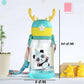 Sipper with Straw for Kids, Cartoon Print Water Bottle – BPA-Free & Leakproof (400 ML) - Kiddospedia