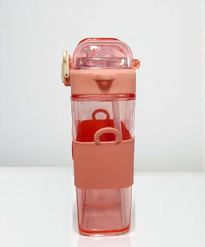 Melody Bottle for Kids, BPA free Bottle, Kids Sipper with Dual Nozzle Design, Water Bottle with Straw, Capacity 500 ML