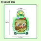 Kids Bear Water Bottle with Straw & Stickers (1000ml) - Kiddospedia