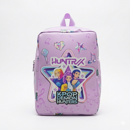 Huntrix K-Pop School Combo for Kids | Backpack, Bottle,Notebook & Stationery Set | Kiddospedia