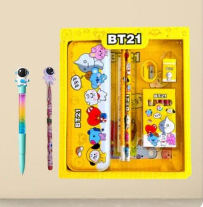 BTS Gift Set with Superhero Pencil & Astronaut Pen – Kiddospedia Kiddospedia