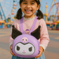 Kuromi 3D Hardshell School Bag for Girls – Front View