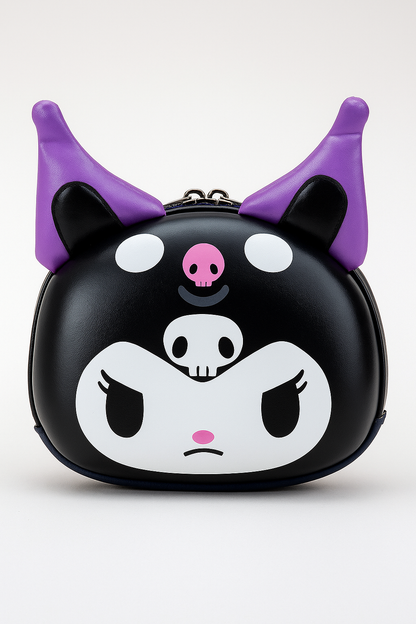 Kuromi 3D Hardshell School Bag for Girls – Front View