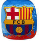 Embossed FCB Hard Shell Bag for Kids, Soccer Backpack (14 inch, Pack of 1) - Kiddospedia