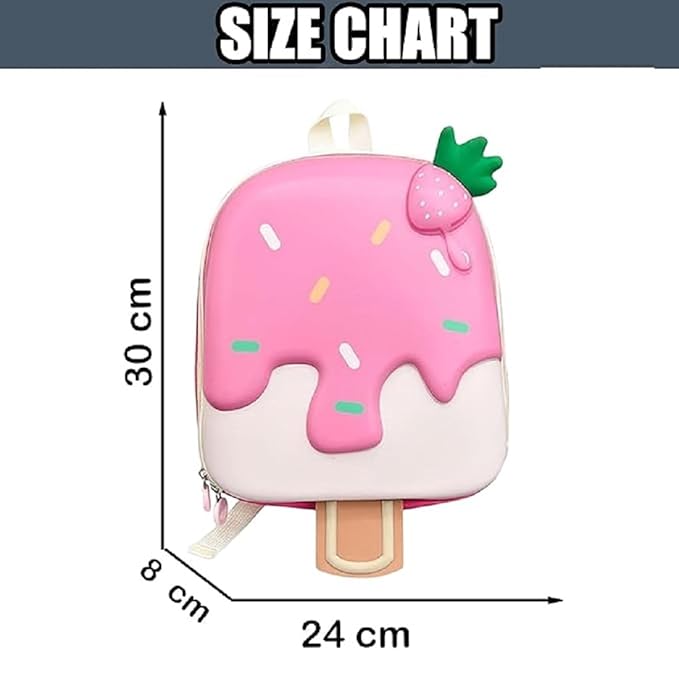 Ice Cream Bag for Kids, Hard-shell Ice cream Backpack for Preschool Kids, Picnic bag (14 Inch) - Kiddospedia