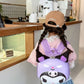 Kuromi 3D Hardshell School Bag for Girls – Travel & Kids Backpack - Kiddospedia