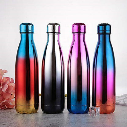 Rainbow Insulated Stainless Steel Water Bottle (500ml) - Kiddospedia