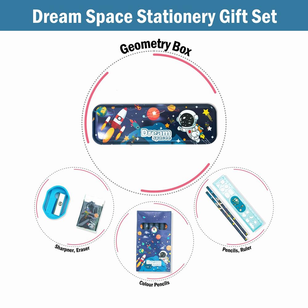 Space Theme Stationery Gift Set - Kiddospedia
