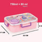 Unicorn Stainless Steel Lunch Box – 3 Compartment with Spoon & Box - Kiddospedia