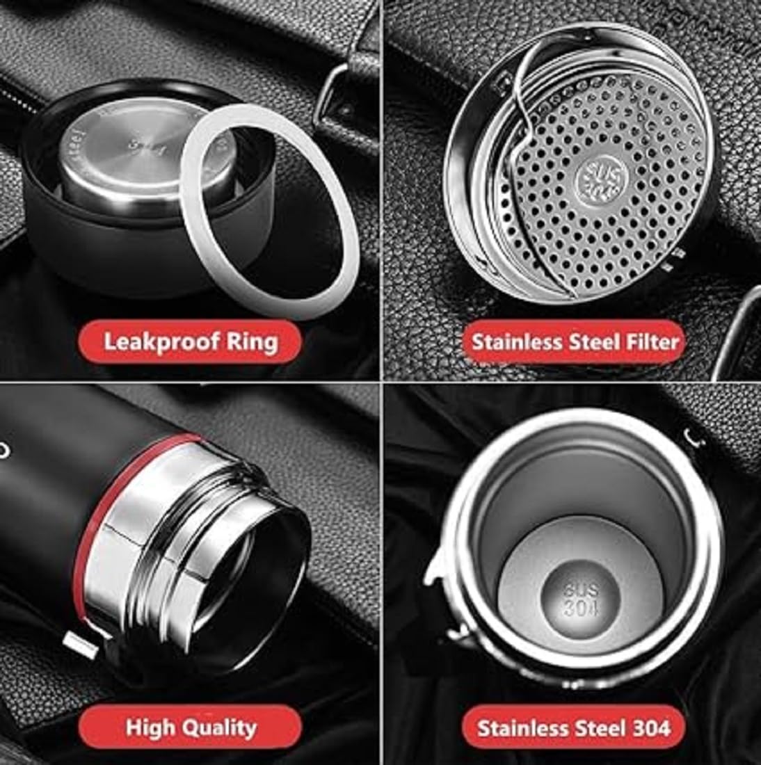 Stainless Steel Infuser Thermo Flask Bottle – 800ml - Kiddospedia