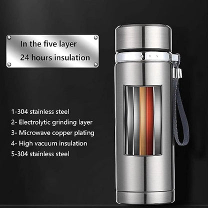 Stainless Steel Infuser Thermo Flask Bottle – 800ml - Kiddospedia