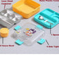 Dinosaur Kids Lunch Box – 3 Steel Compartments, Leakproof, 750ml + 70ml - Kiddospedia