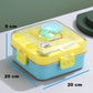 Dinosaur Kids Lunch Box – 3 Steel Compartments, Leakproof, 750ml + 70ml - Kiddospedia