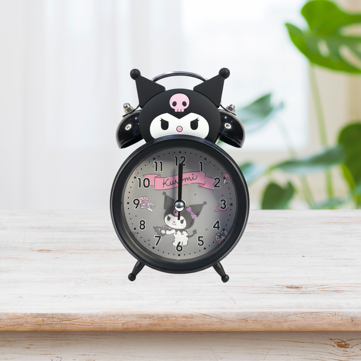 Kuromi Alarm Clock with Light | Cute Kids Bedside Clock – Kiddospedia