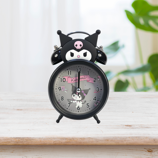 Kuromi Alarm Clock with Light | Cute Kids Bedside Clock – Kiddospedia