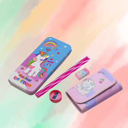 Unicorn Stationery Gift Set for Kids Kiddospedia