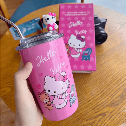 Hello Kitty Insulated Stainless Steel  Coffee Tumbler (450ML) | Kiddospedia Kiddospedia