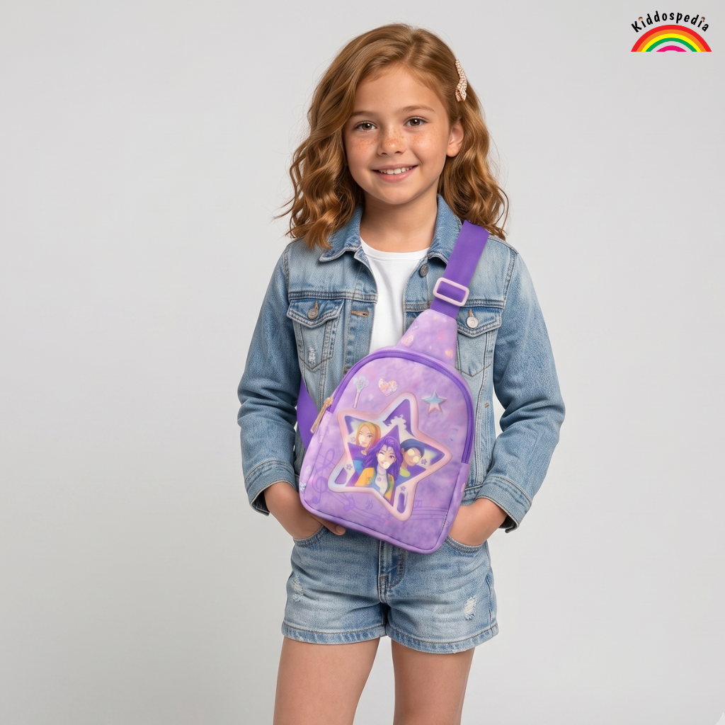 K-Pop Demon Huntrex Crossbody Chest Bag for Kids | Kiddospedia