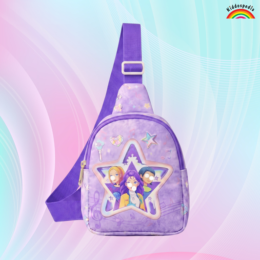 K-Pop Demon Huntrex Crossbody Chest Bag for Kids | Kiddospedia