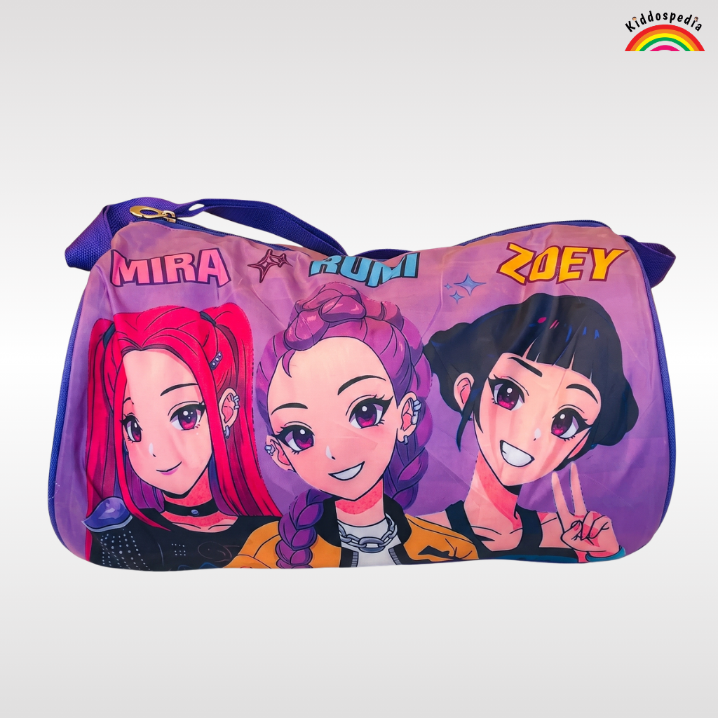 K Pop Demon Huntrix Duffle Bag for Kids | K-Pop Travel Bag | Kiddospedia