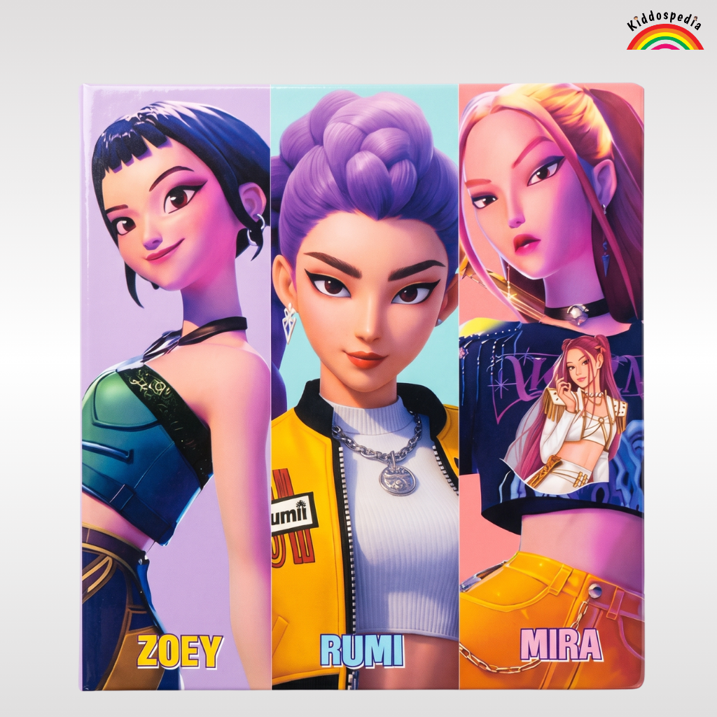 K Pop Demon Huntrix Gift Set | A5 Diary & Pen Gift Box | Kiddospedia