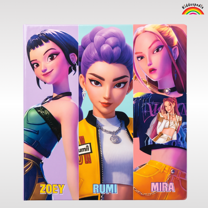 K Pop Demon Huntrix Gift Set | A5 Diary & Pen Gift Box | Kiddospedia
