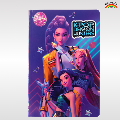 K Pop Demon Huntrix Gift Set | A5 Diary & Pen Gift Box | Kiddospedia