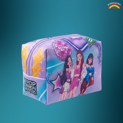 K-Pop Demon Huntrex Multi Utility Zipper Pouch | Kiddospedia