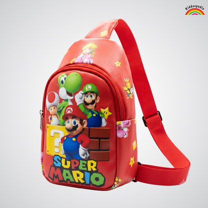 Mario Chest Bag for Kids | Crossbody Sling Bag | Kiddospedia