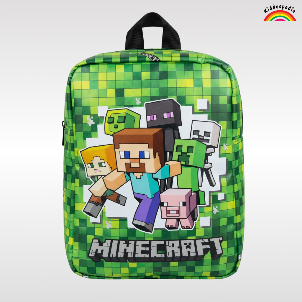 Minecraft Backpack for Kids | Picnic & Tuition Bag | Kiddospedia