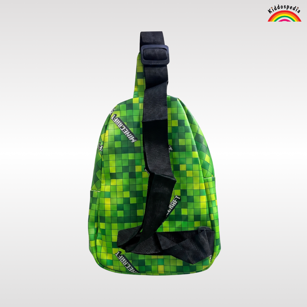 Minecraft Chest Bag for Kids | Crossbody Sling & Shoulder Bag | Kiddospedia