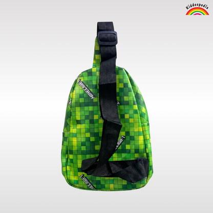 Minecraft Chest Bag for Kids | Crossbody Sling & Shoulder Bag | Kiddospedia