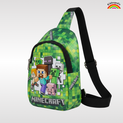 Minecraft Chest Bag for Kids | Crossbody Sling & Shoulder Bag | Kiddospedia