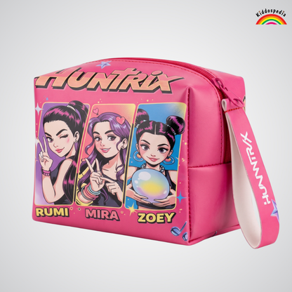 K-Pop Demon Huntrex Multi Utility Zipper Pouch | Kiddospedia