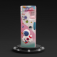 Pink Squishy Astronaut Pencil Box Front View – Kiddospedia
