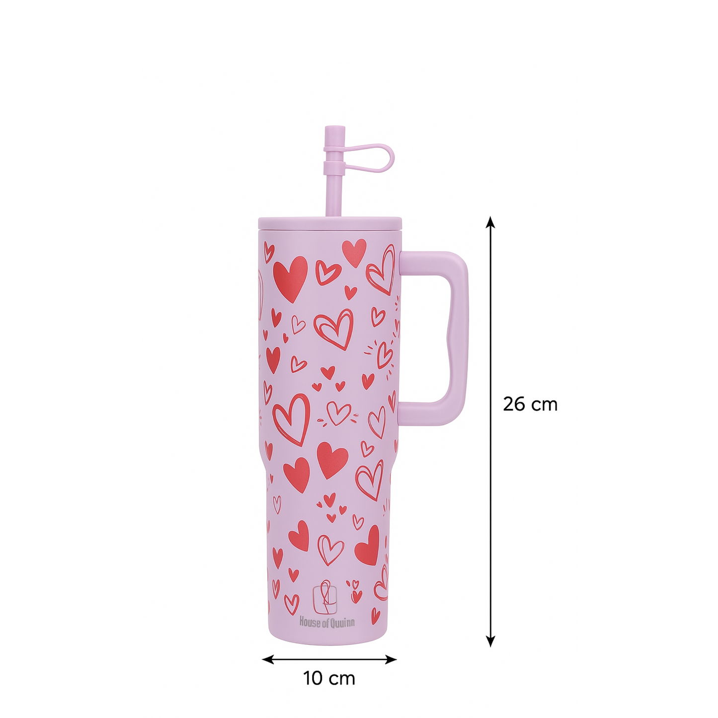 Portable stainless steel water bottle alternative with handle.