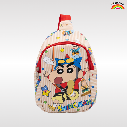 Shinchan Chest Bag for Kids | Cute Crossbody Sling Bag | Kiddospedia