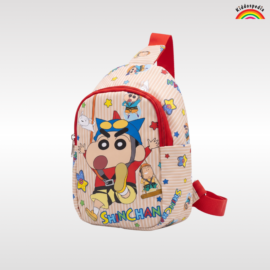 Shinchan Chest Bag for Kids | Cute Crossbody Sling Bag | Kiddospedia
