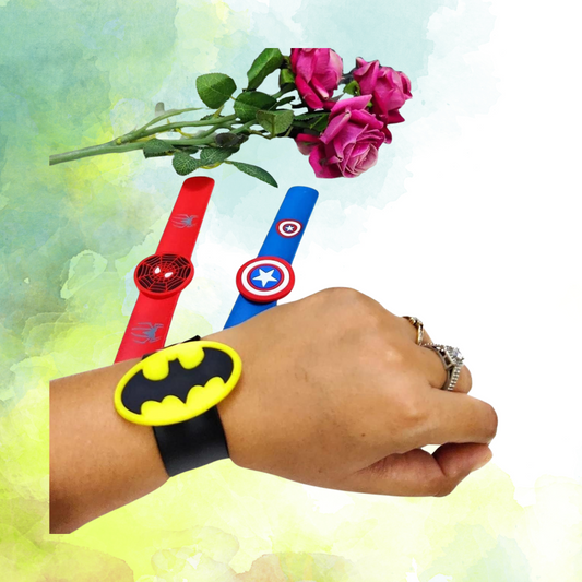 Superhero Slap Bands for Kids | Birthday Return Gift, Avenger Band (Pack of 6) – Kiddospedia - Kiddospedia