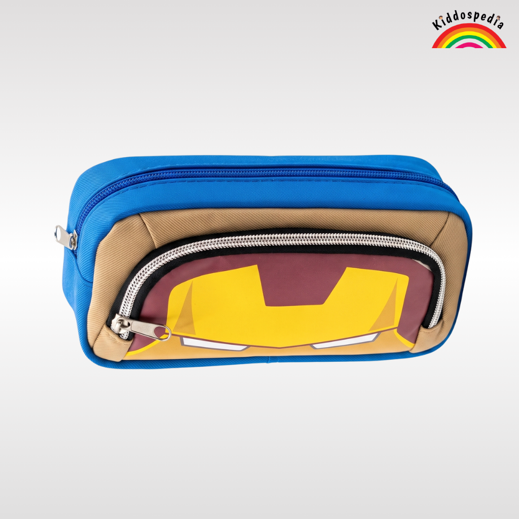 Super Hero Pencil Pouch for Kids | School Pencil Case | Kiddospedia