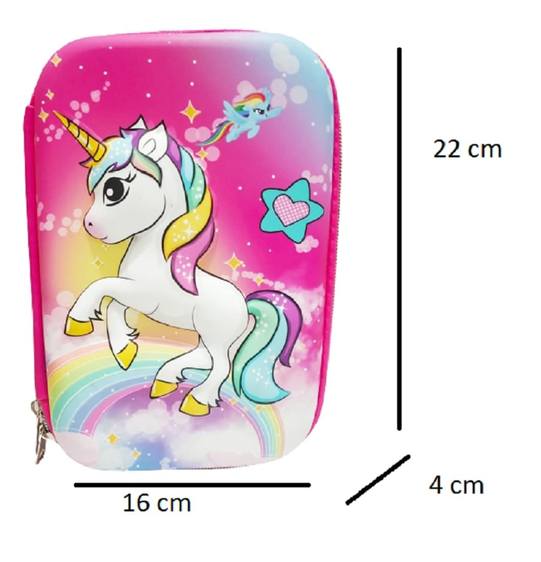 Unicorn Hardtop Large Capacity Stationery Box - Kiddospedia