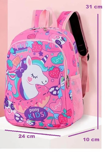 Unicorn Lightweight  School Bag for Girls (14 Inch) - Kiddospedia