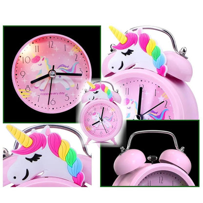 Unicorn Twin Bell Alarm Clock – Perfect Room Décor for Kids