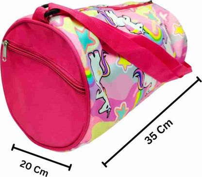 Unicorn Duffle Bag  for Kids – Perfect for Travel, Gym & Picnic - Kiddospedia